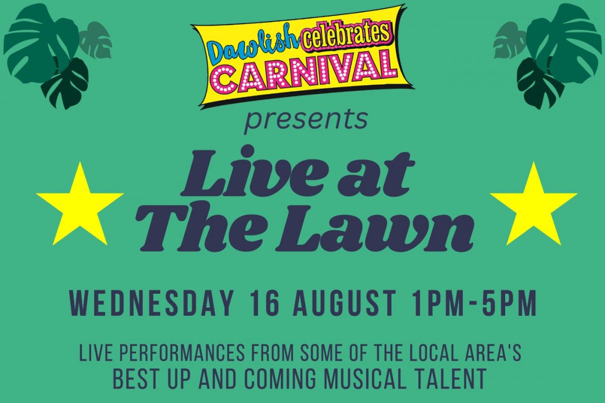 Dawlish Celebrates Carnival Live at The Lawn